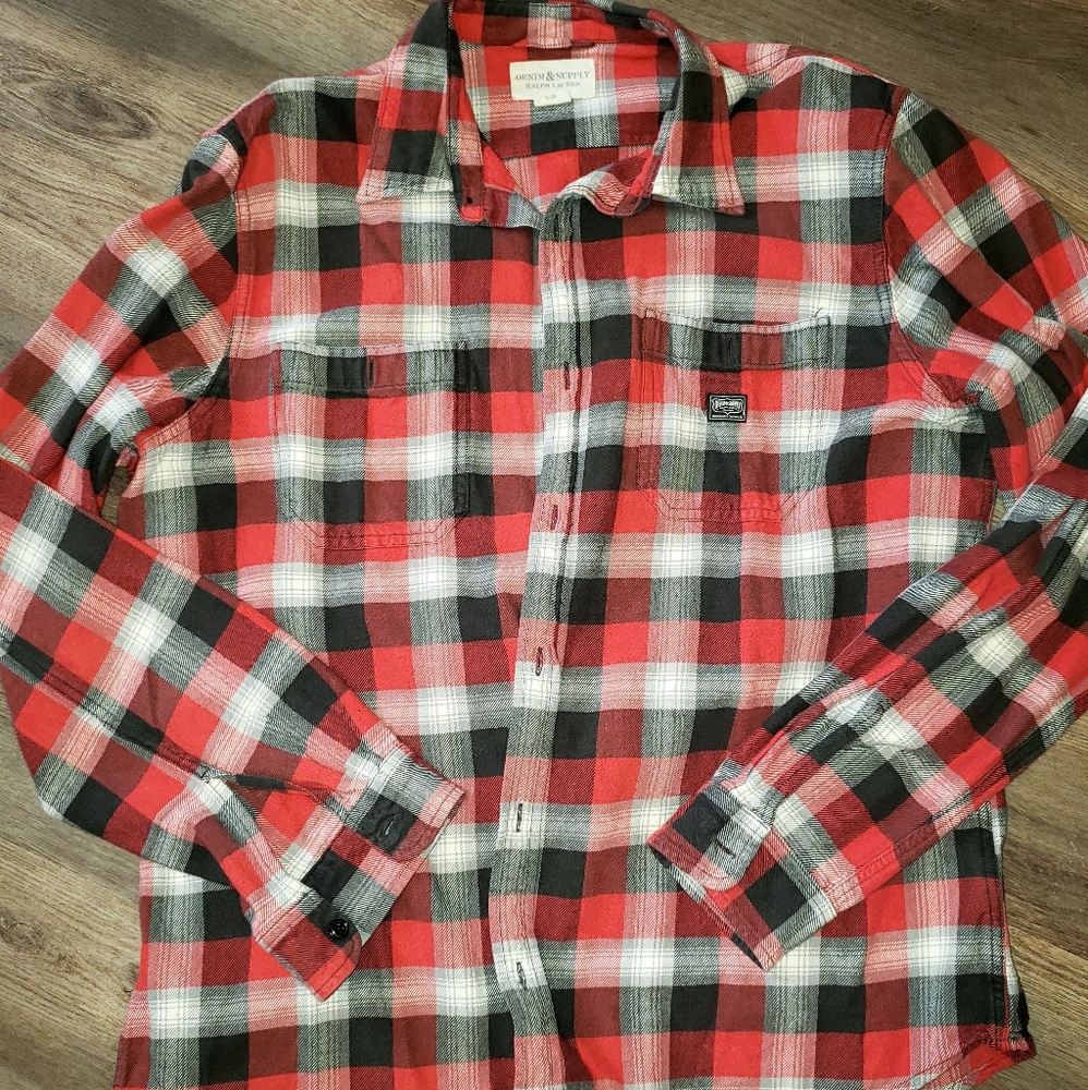 Mens plaid shirt